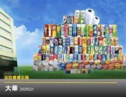 【法說會備忘錄】大華 20250523