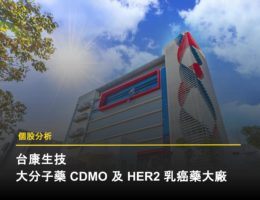【個股分析】台康生技:大分子藥 CDMO 及 HER2 乳癌藥雙軌並進的領導廠商