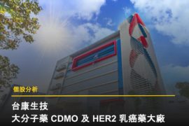 【個股分析】台康生技:大分子藥 CDMO 及 HER2 乳癌藥雙軌並進的領導廠商