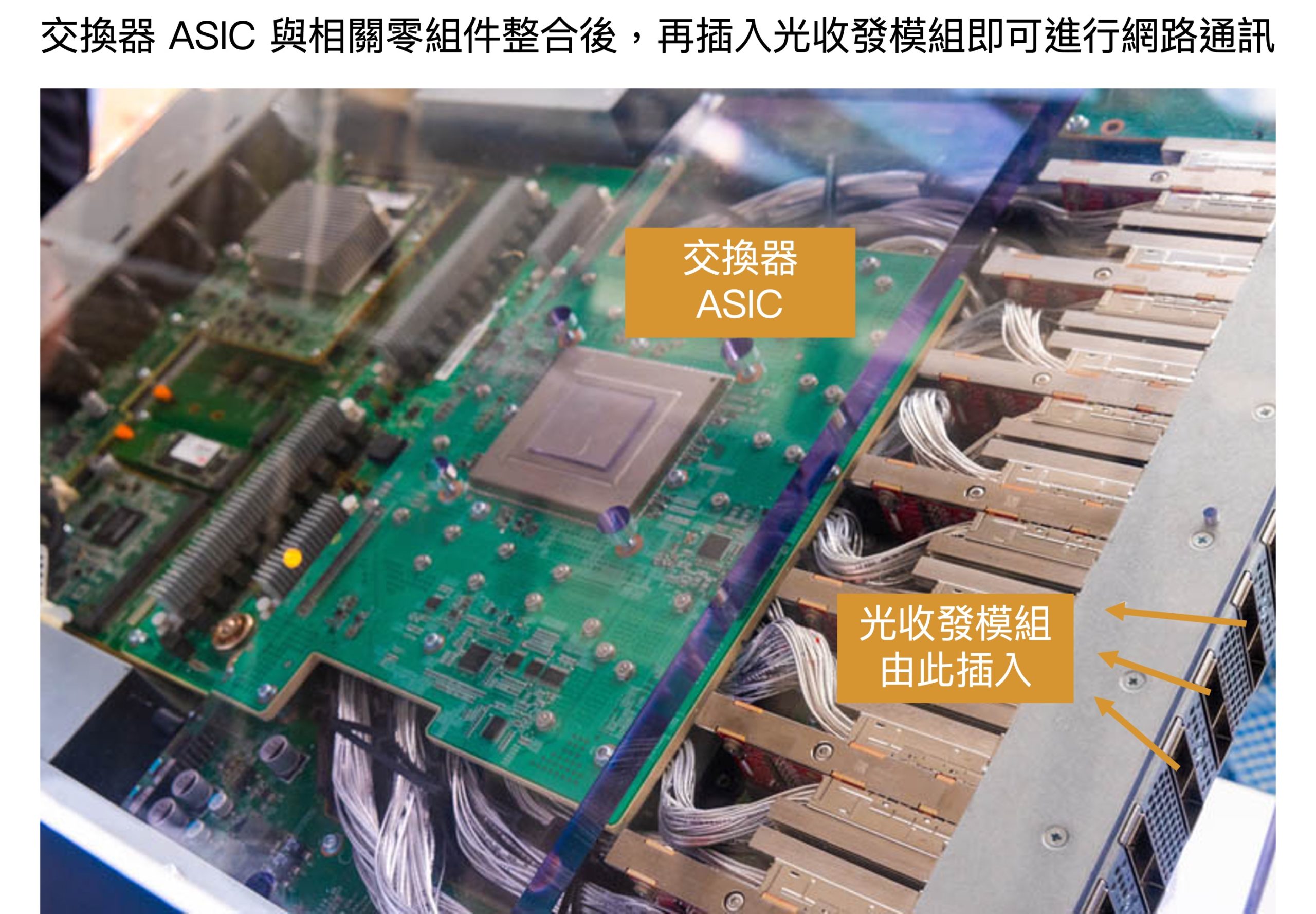 交換器與光收發模組