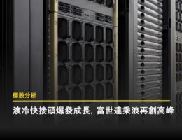 折疊機轉軸為底,液冷快接頭為箭,富世達迎爆發性成長