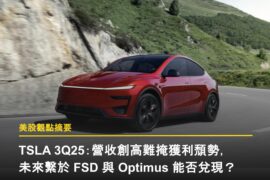 TSLA 3Q25:營收創高難掩獲利頹勢,未來繫於 FSD 與 Optimus 能否兌現?
